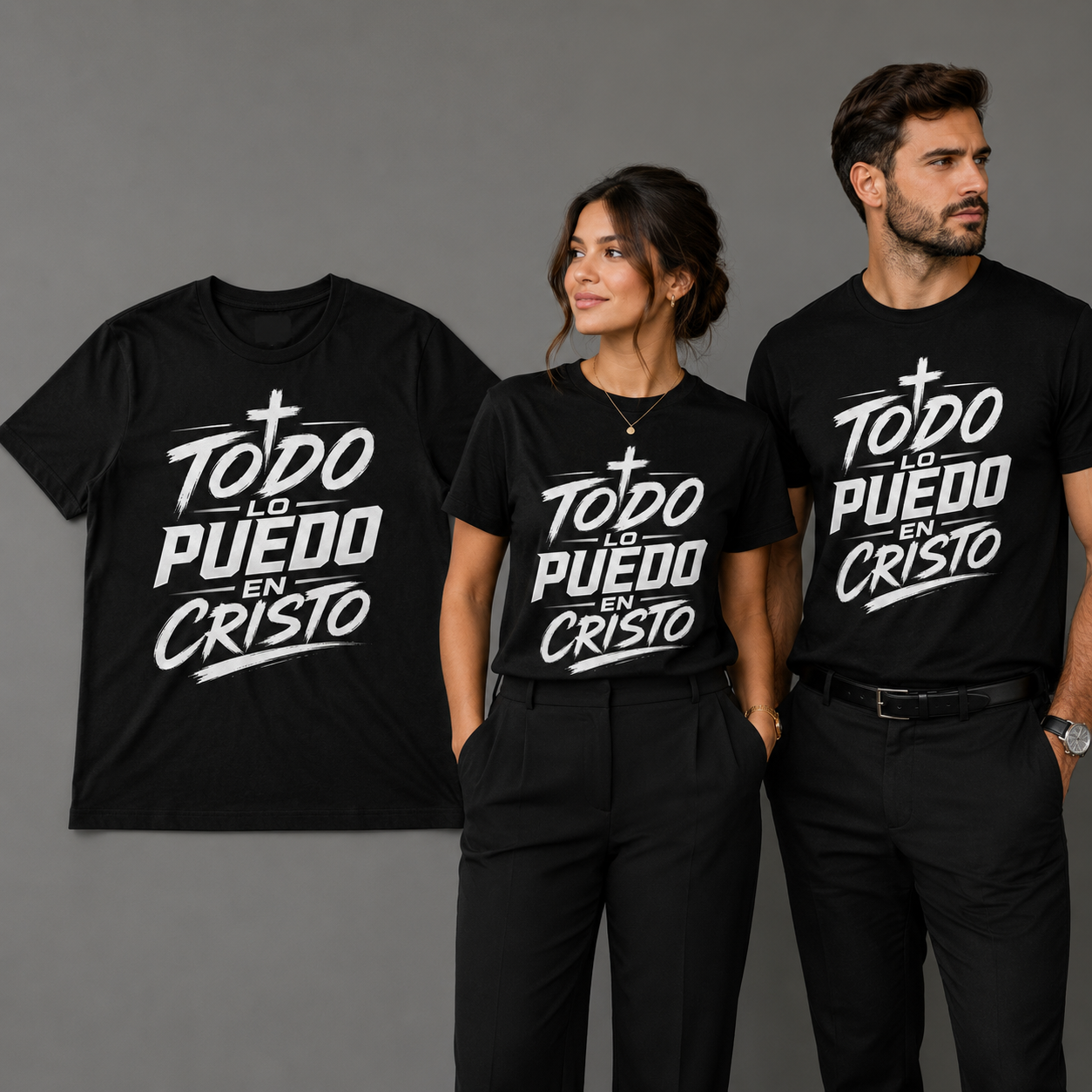 Todo Lo Puedo en Cristo – Filipenses 4:13 Faith-Inspired Unisex T-Shirt