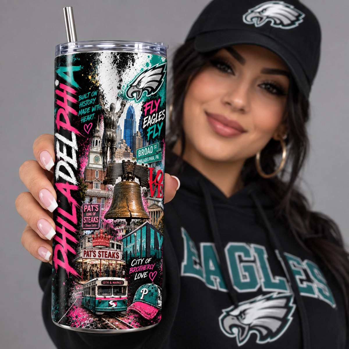 The Best of Philly Iconic 20 oz Tumbler – Philadelphia Pride & Famous Landmarks
