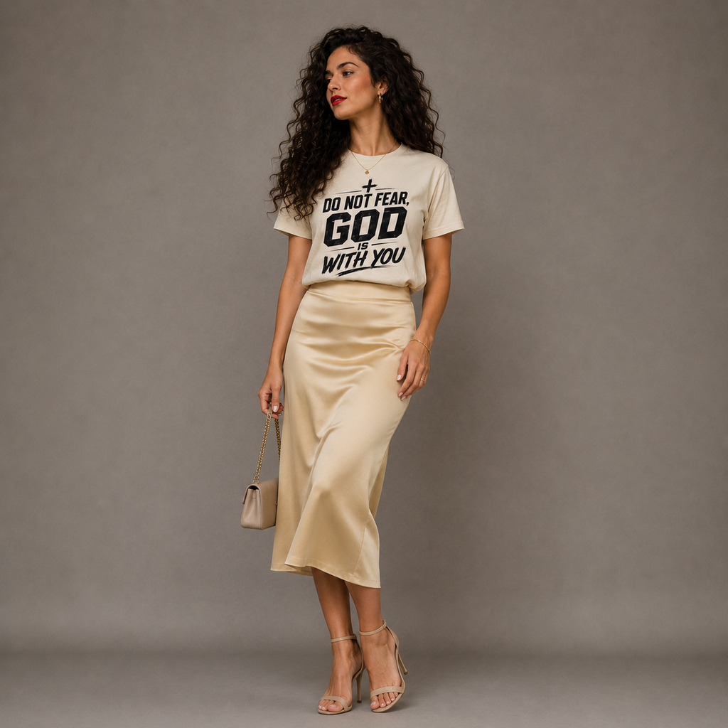 Do Not Fear, God Is With You – Faith-Inspired Christian T-Shirt