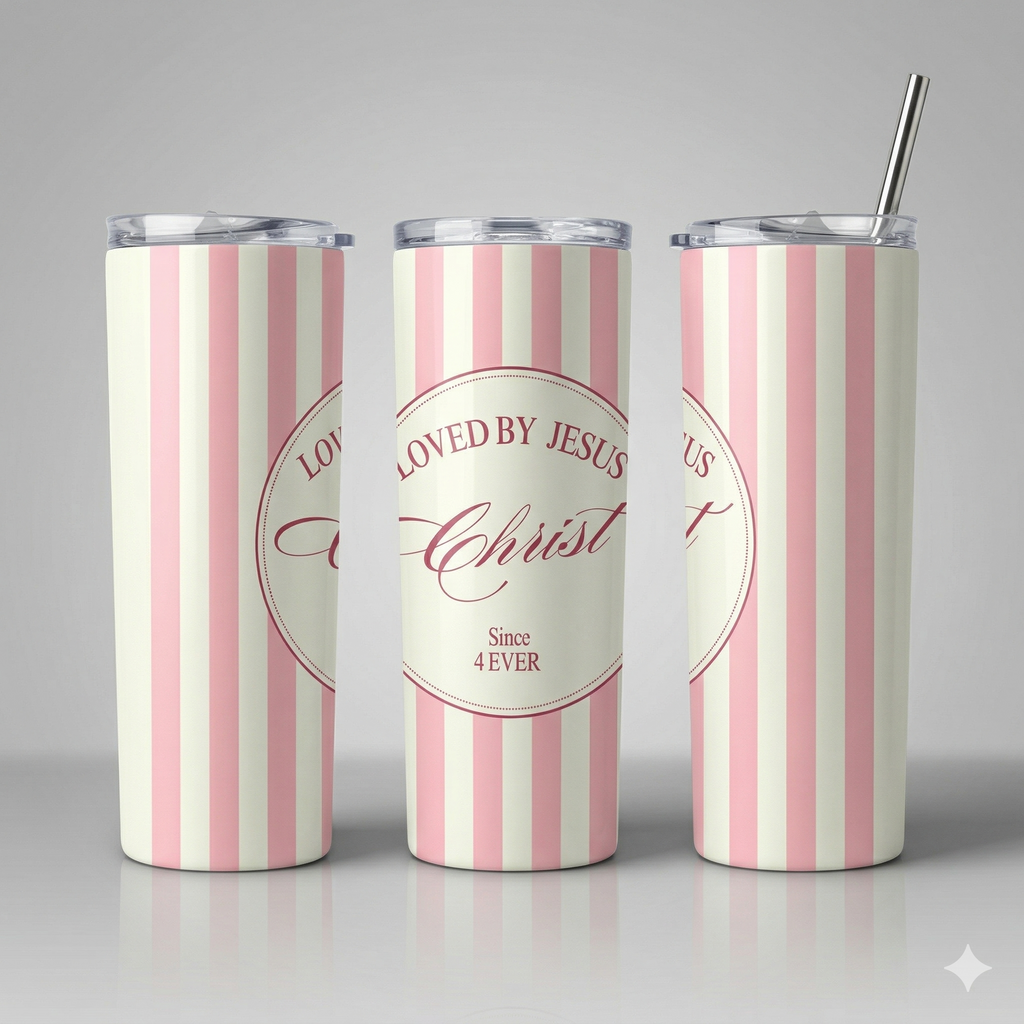 Tumbler 20oz Floral Vibrante - "Bless This Day"