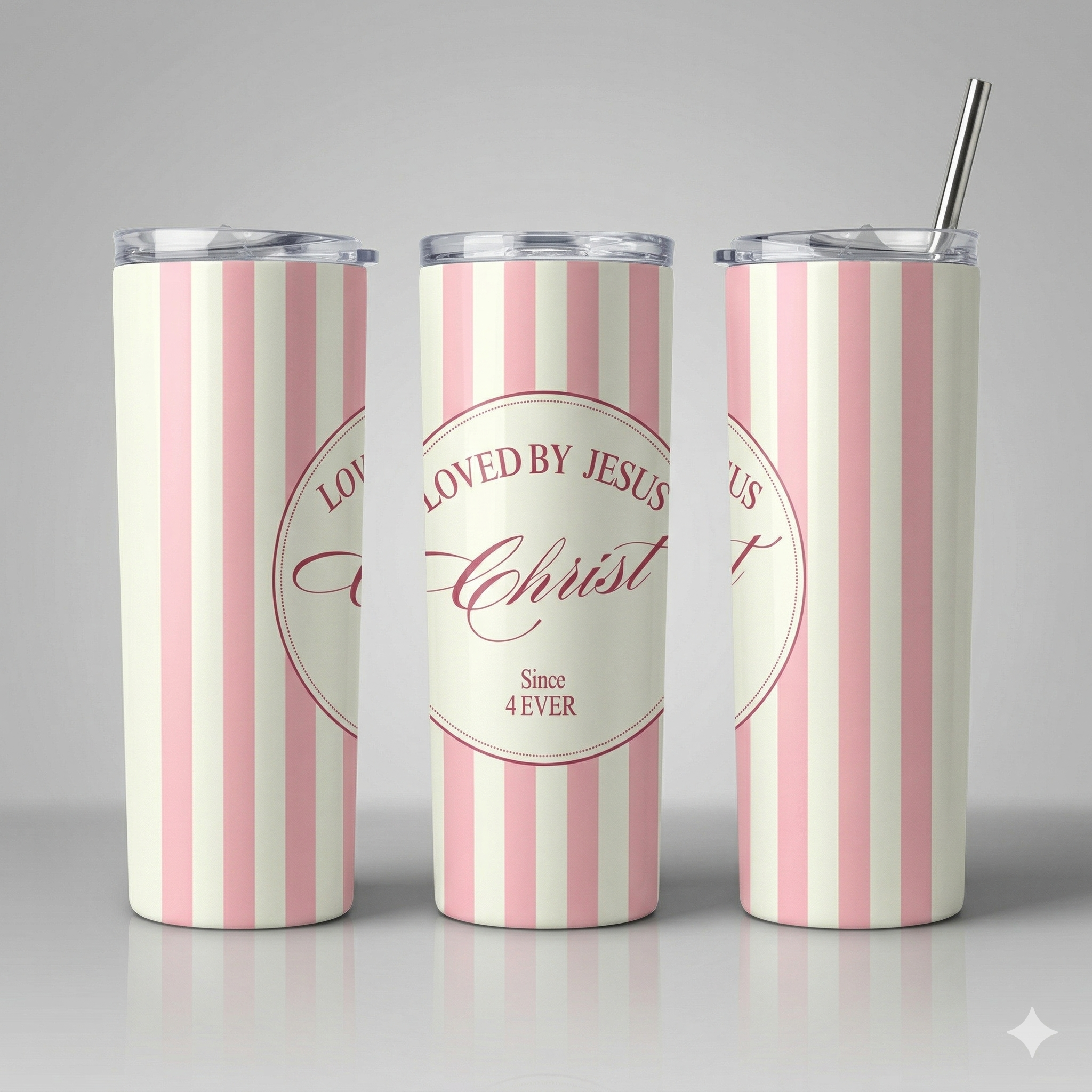 Tumbler 20oz Floral Vibrante - "Bless This Day"