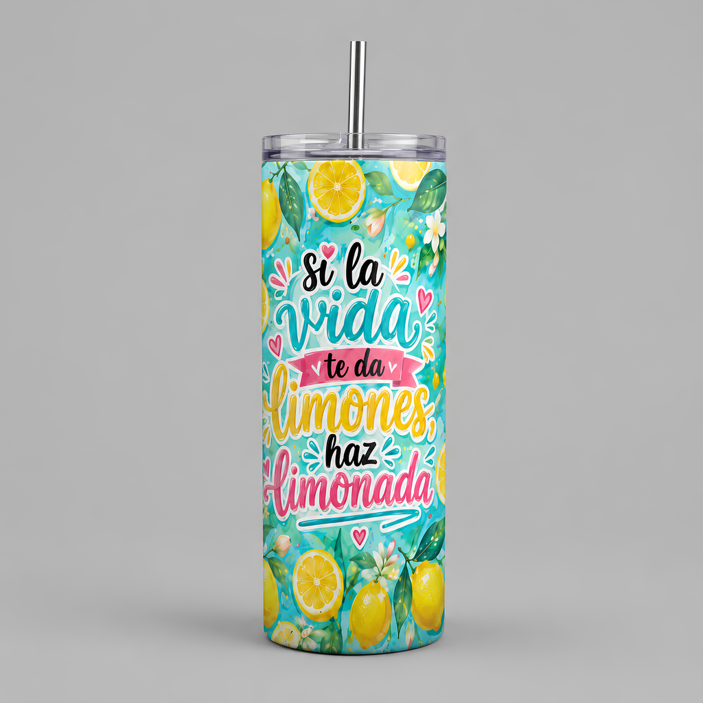 If Life Gives You Lemons Tumbler | Si la Vida Te Da Limones | Available in English & Spanish