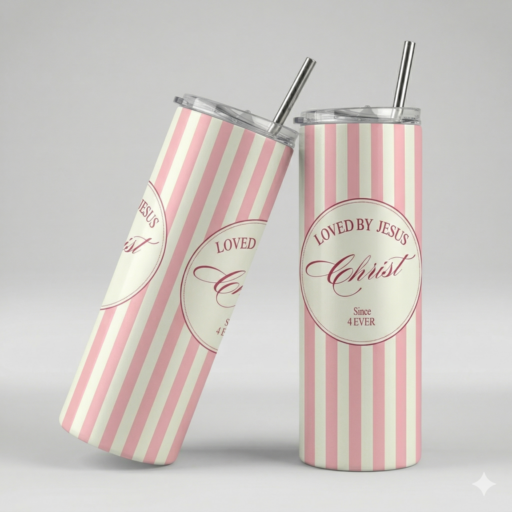 Tumbler 20oz Floral Vibrante - "Bless This Day"