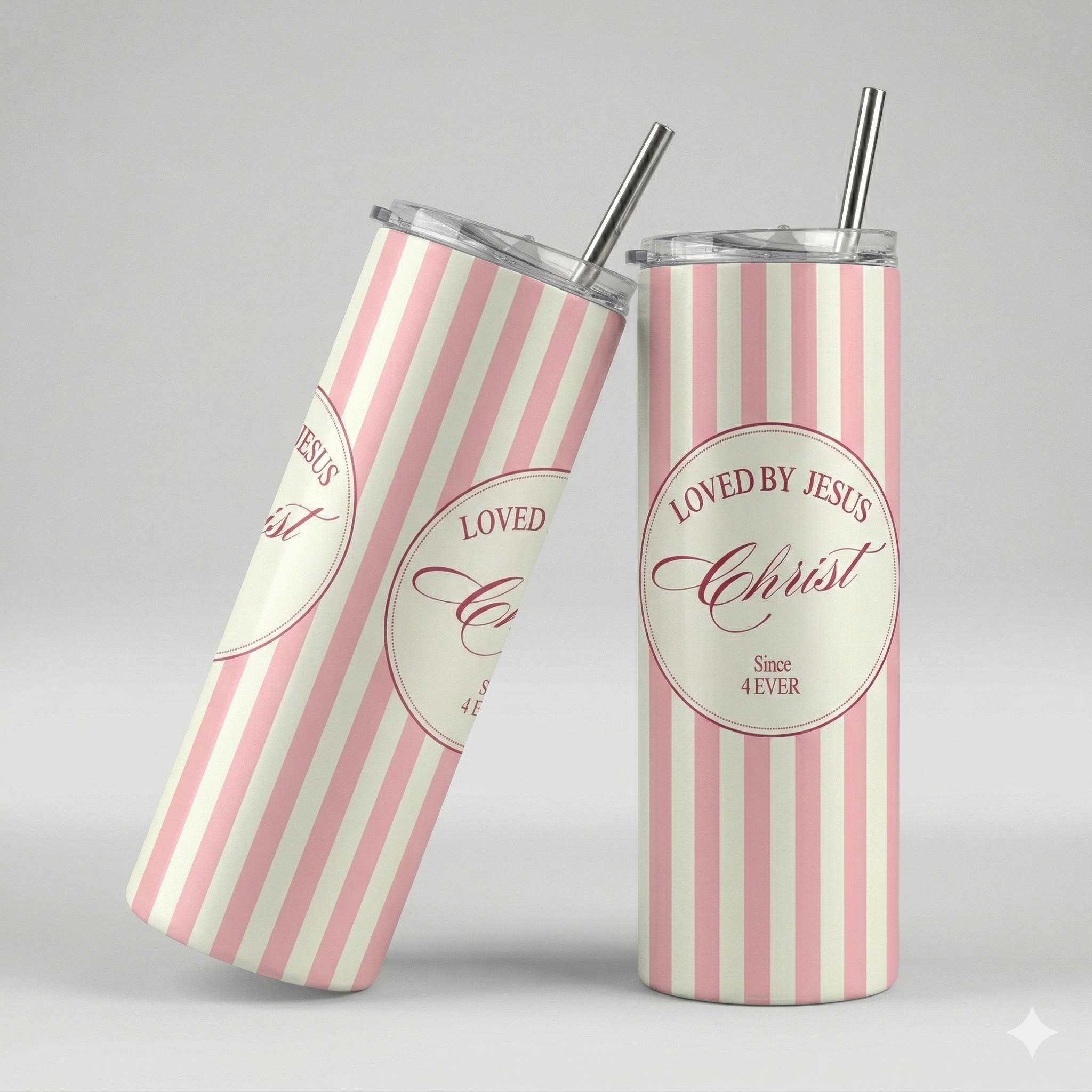 Tumbler 20oz Floral Vibrante - "Bless This Day"