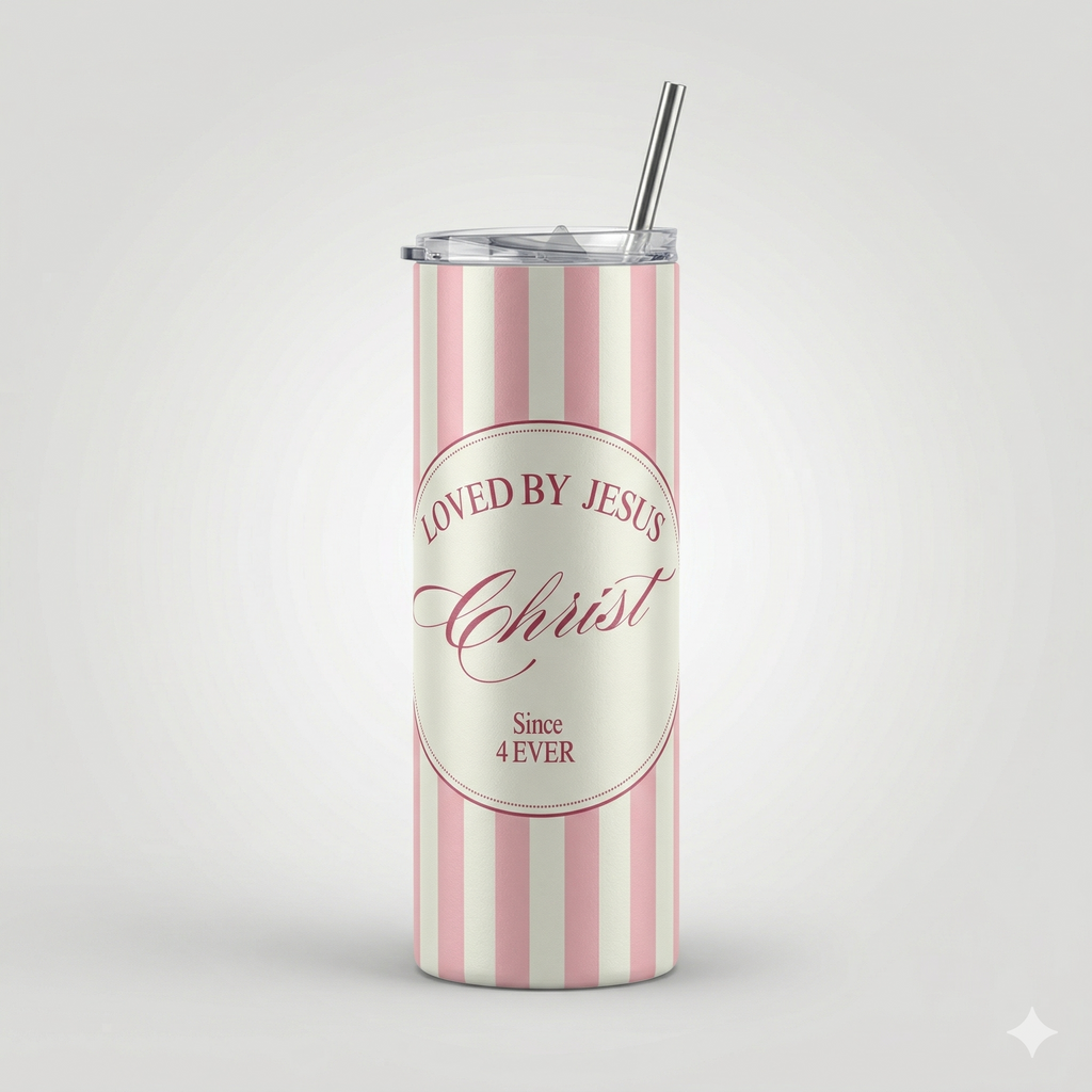 Tumbler 20oz Floral Vibrante - "Bless This Day"