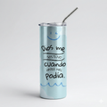 Tumbler 20oz Celeste - "Dios Me Sostuvo"