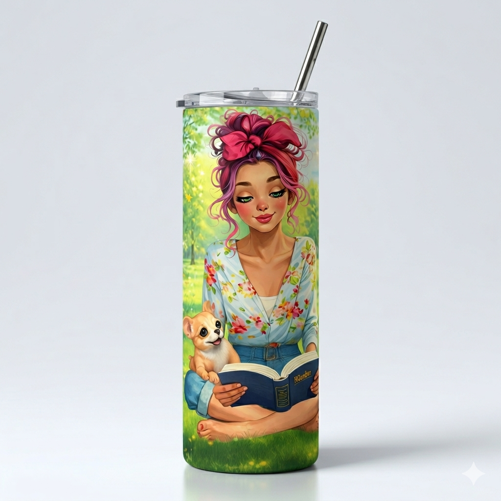 Tumbler 20oz - "Solo tienes una vida" Vívela Bien