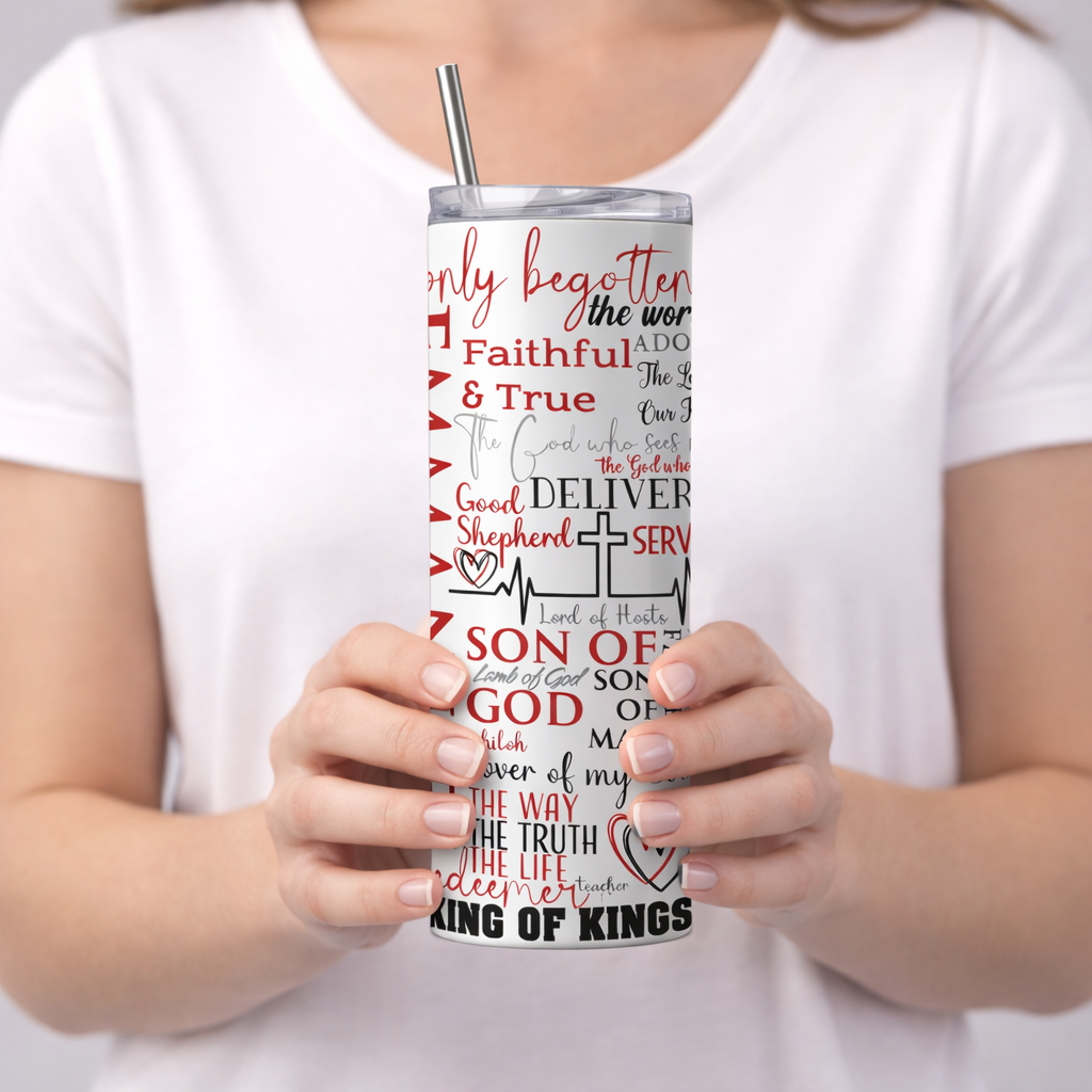 Tumbler 20oz - "Names of God" / King of Kings Edition