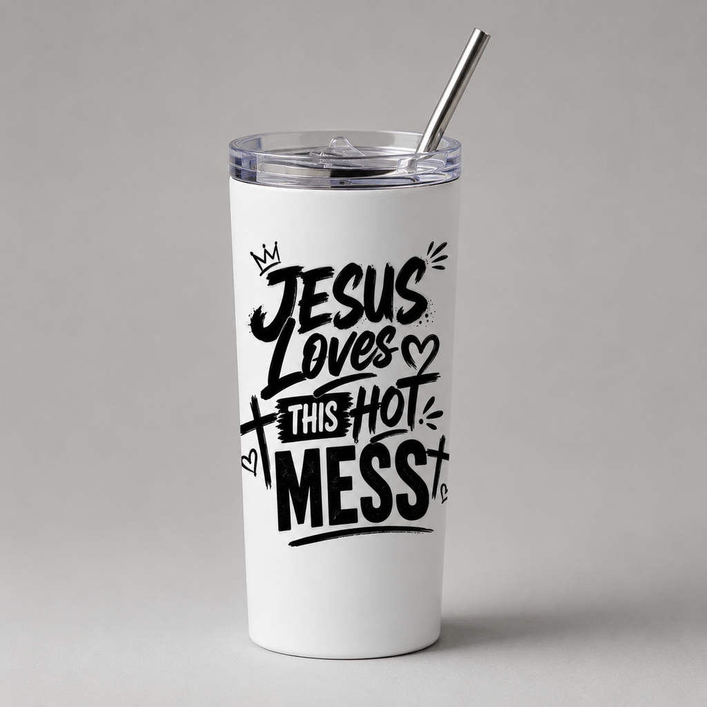 Faith & Inspiration Bundle – Unisex T-Shirt + 20oz Tumbler | Special Bundle Deal