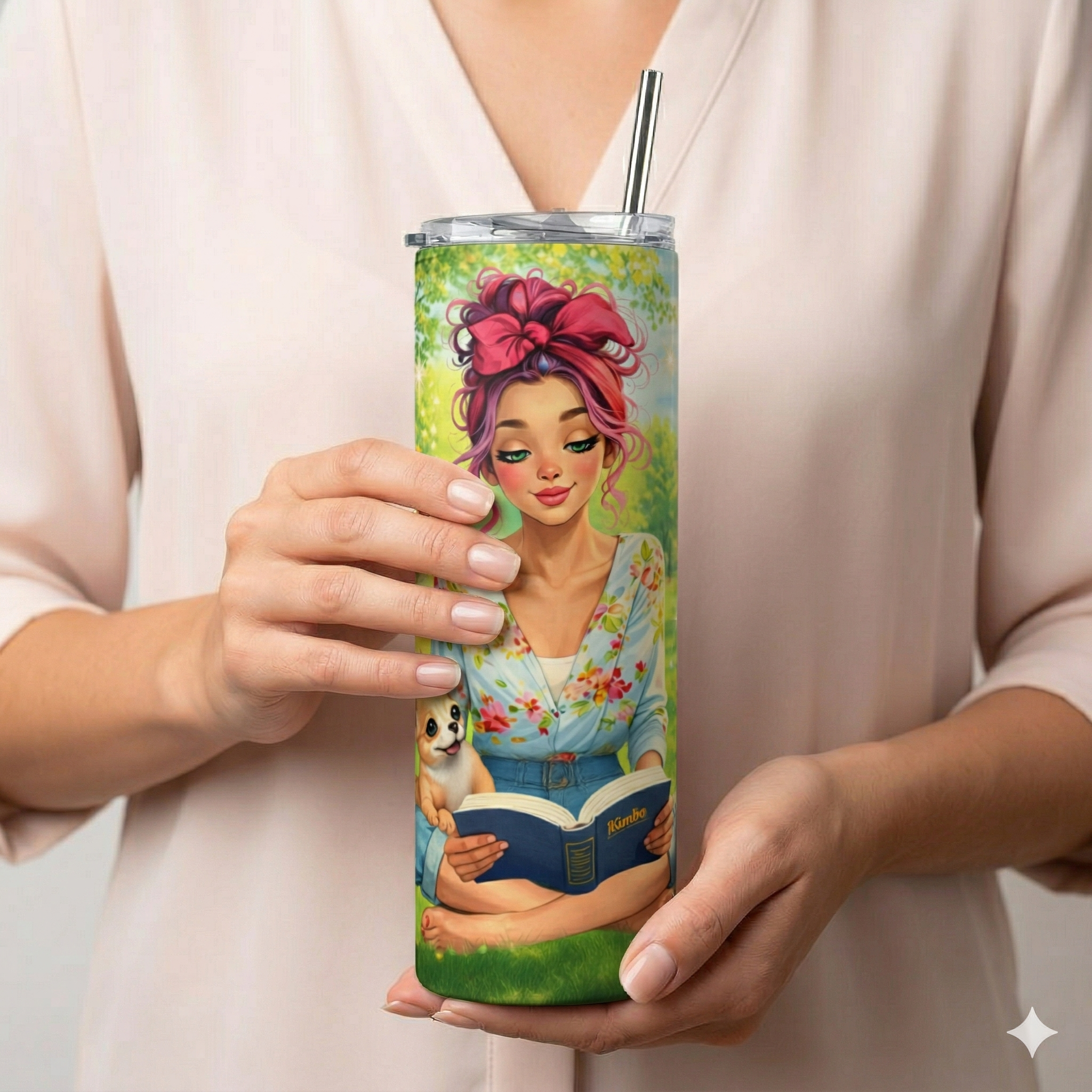 Tumbler 20oz - "Solo tienes una vida" Vívela Bien