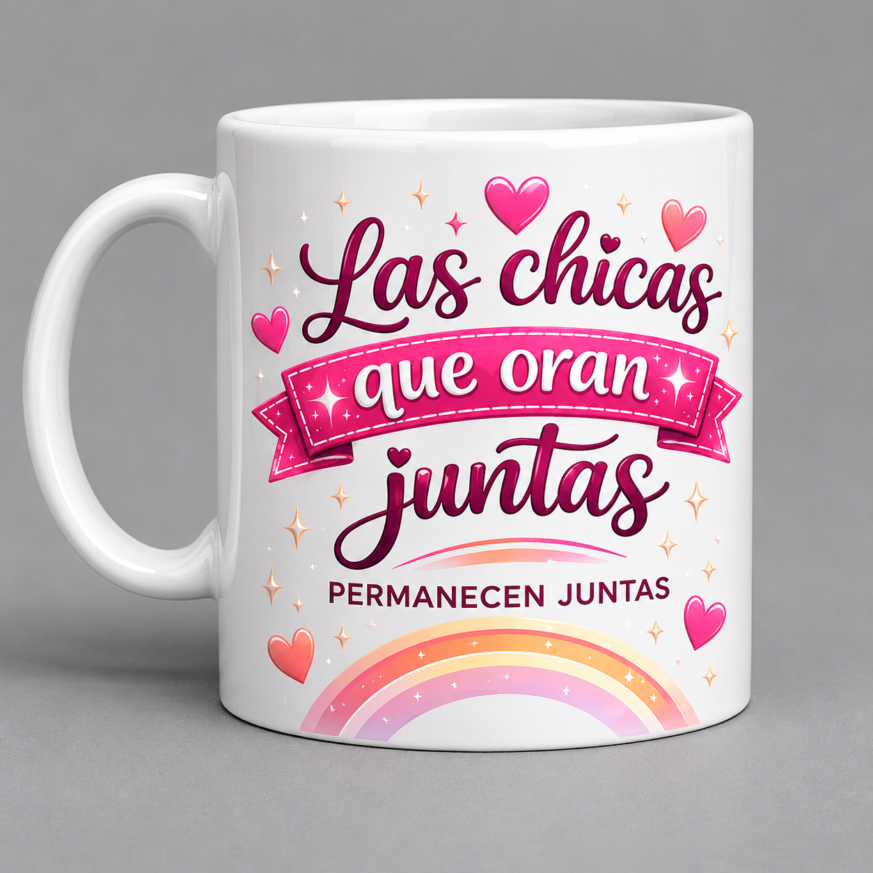 Las Chicas Que Oran Juntas Permanecen Juntas | Faith-Based 11oz Coffee Mug