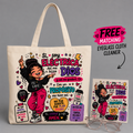 Bolsa Tote Cristiana “Sí, Soy Eléctrica” + Gratis Paño Limpia Lentes a Juego GRATIS | Holy Chosen Store