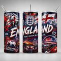 Tumbler 20oz - “England – Pride. Passion. Believe.”