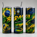 Tumbler 20oz “Brasil – Paixão, Orgulho e Tradição”