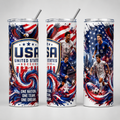 Tumbler 20oz - “USA Soccer – One Nation, One Team, One Dream” v1