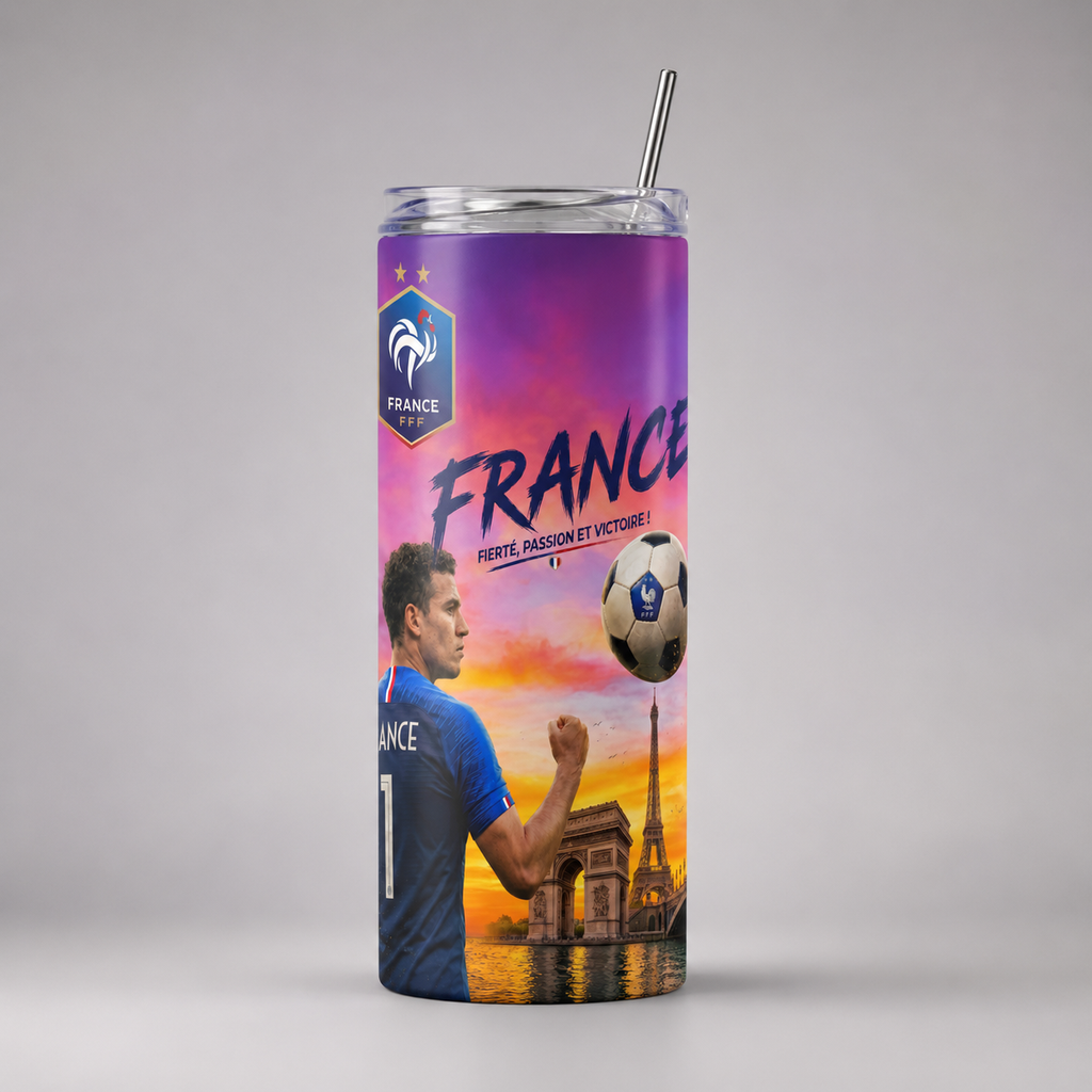 Tumbler 20 oz - “France – Fierté, Passion et Victoire” v2