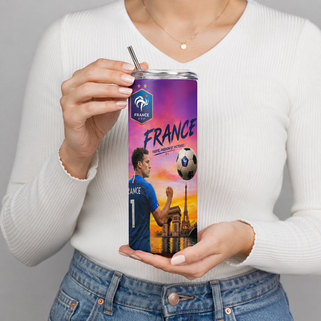 Tumbler 20 oz - “France – Fierté, Passion et Victoire” v2