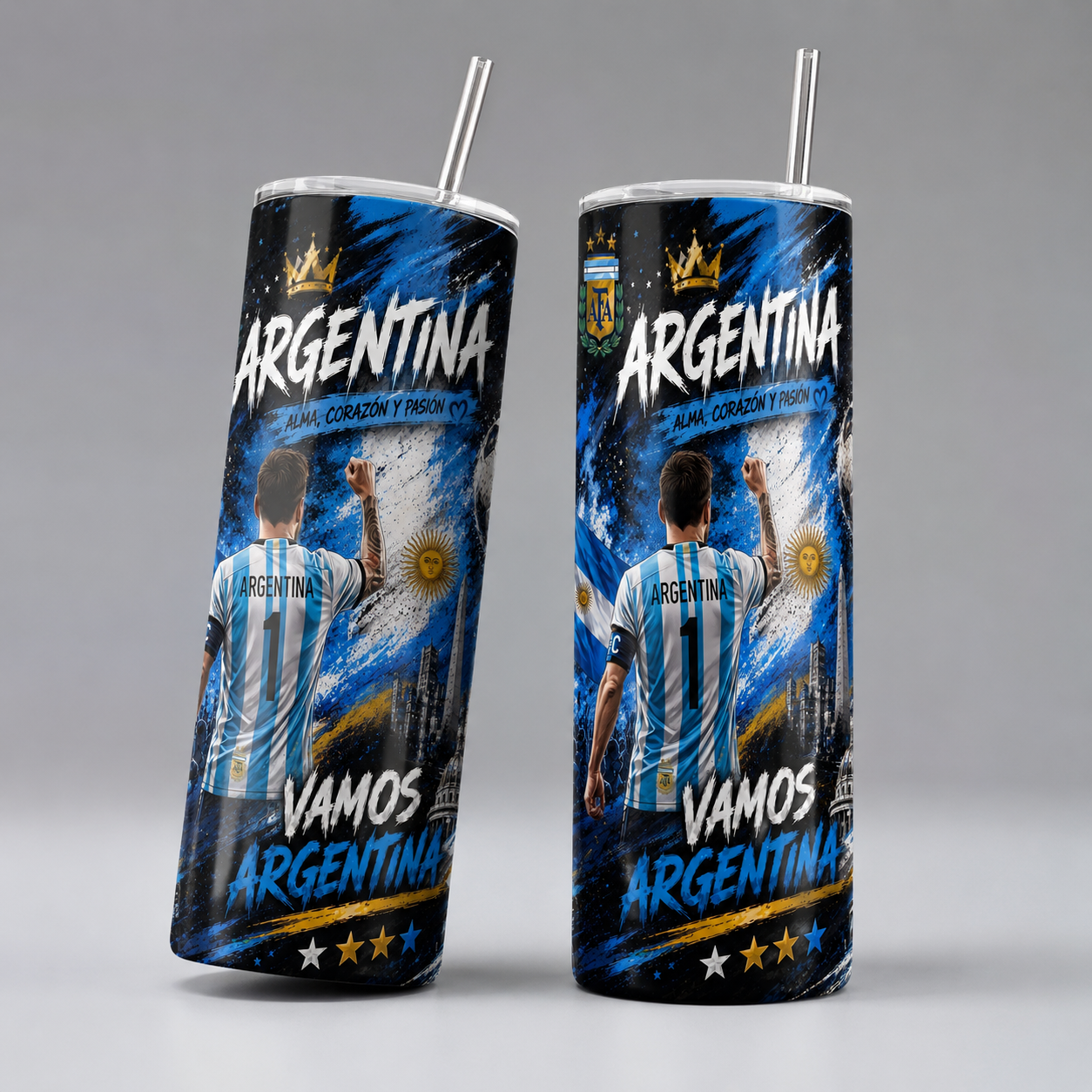 Tumbler 20oz  “Vamos Argentina”