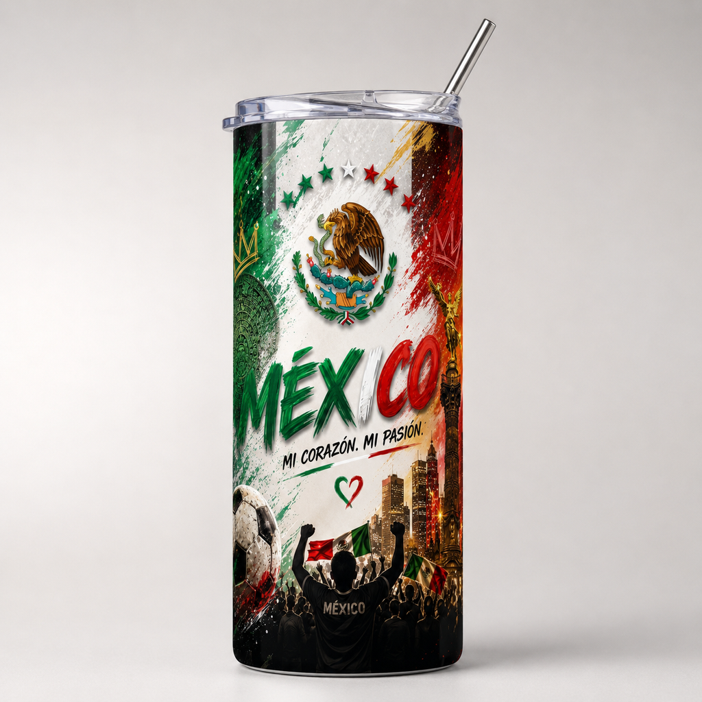 Tumbler 20oz - “México de Mi Corazón” v2