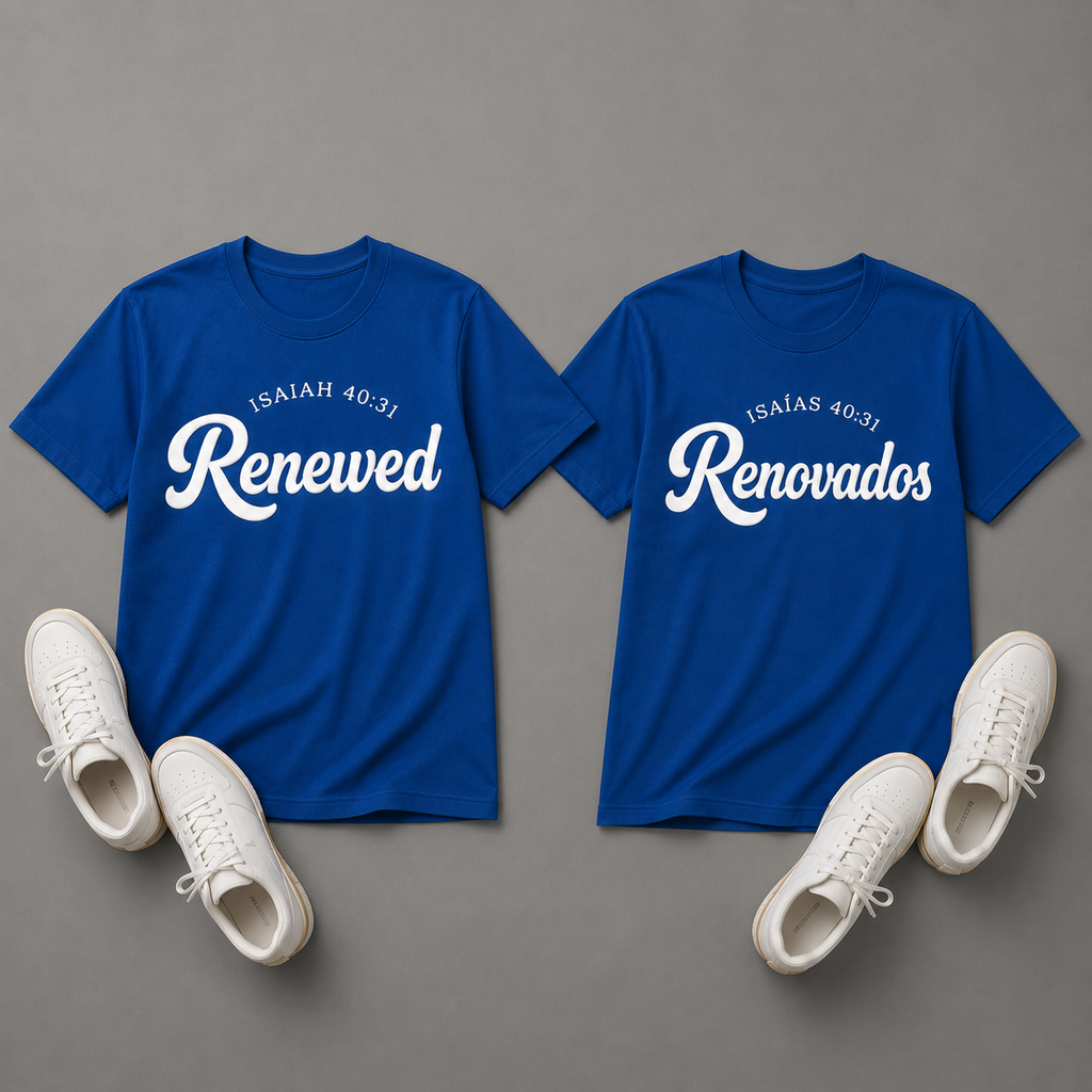 Camisa Unisex “Renewed / Renovados” – Isaías 40:31