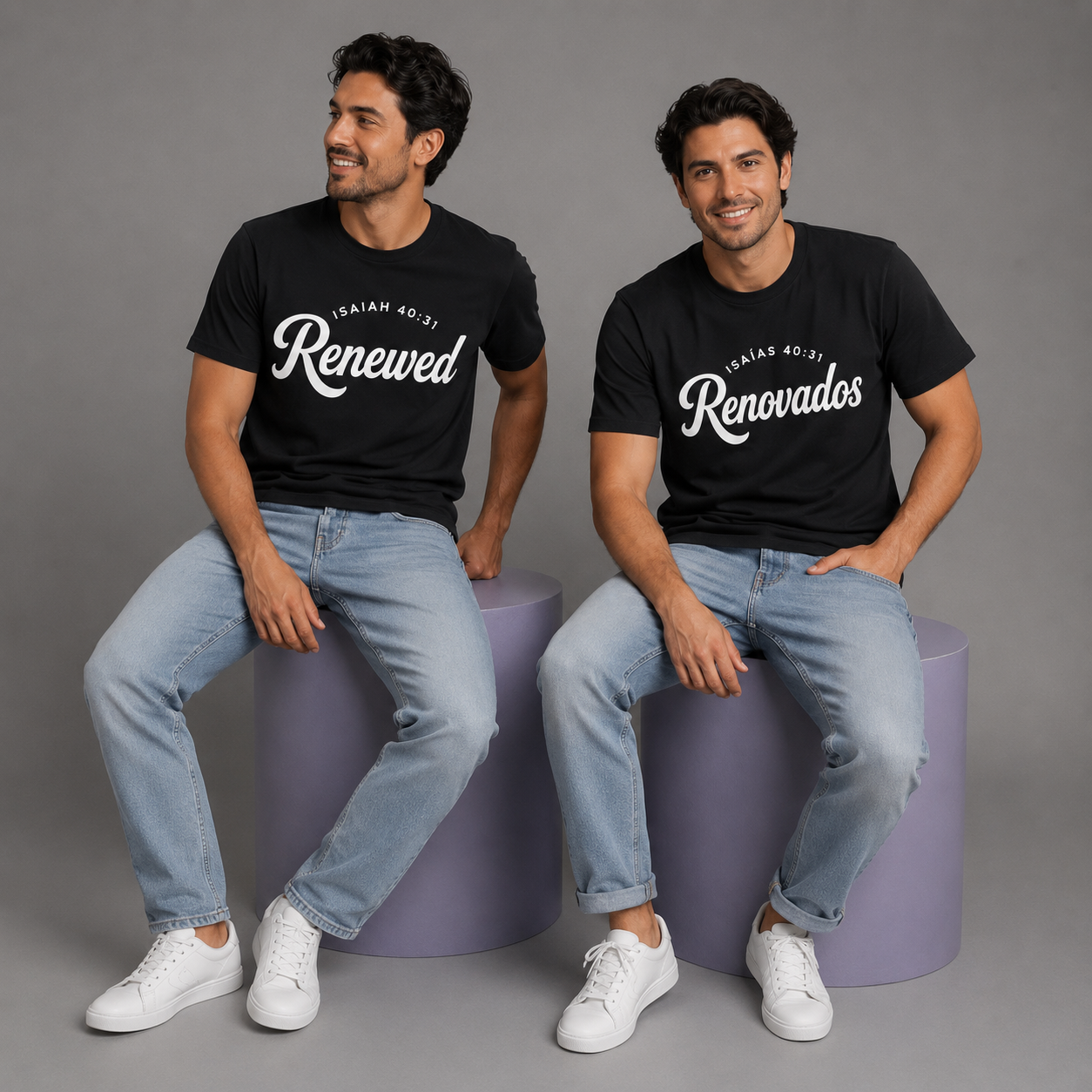 Camisa Unisex “Renewed / Renovados” – Isaías 40:31