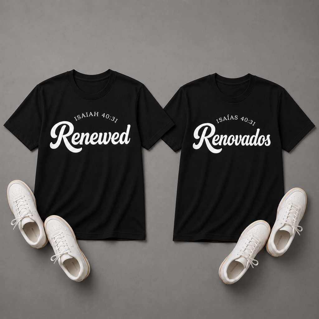 Camisa Unisex “Renewed / Renovados” – Isaías 40:31