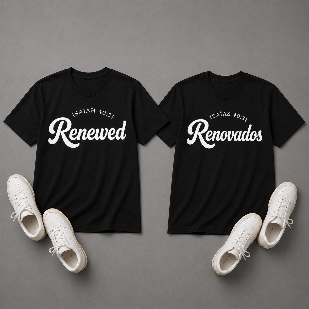 Camisa Unisex “Renewed / Renovados” – Isaías 40:31