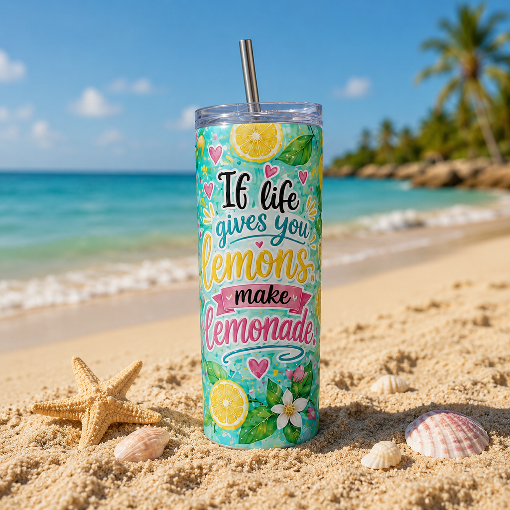 If Life Gives You Lemons Tumbler | Si la Vida Te Da Limones | Available in English & Spanish