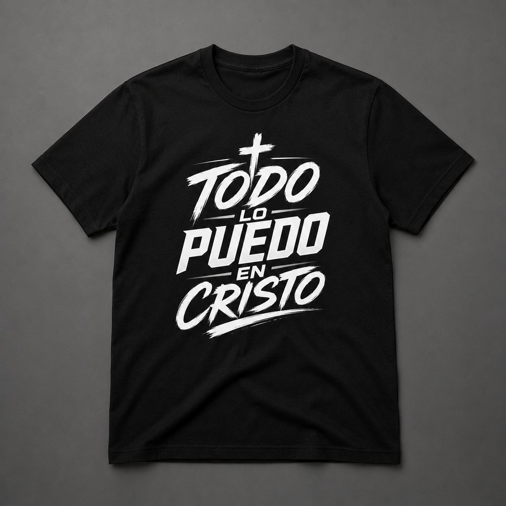 Todo Lo Puedo en Cristo – Filipenses 4:13 Faith-Inspired Unisex T-Shirt