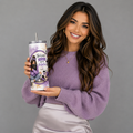 Todo lo Puedo en Cristo que me Fortalece – Filipenses 4:13 | Vaso Tumbler Skinny de 20 oz con Tapa y Popote