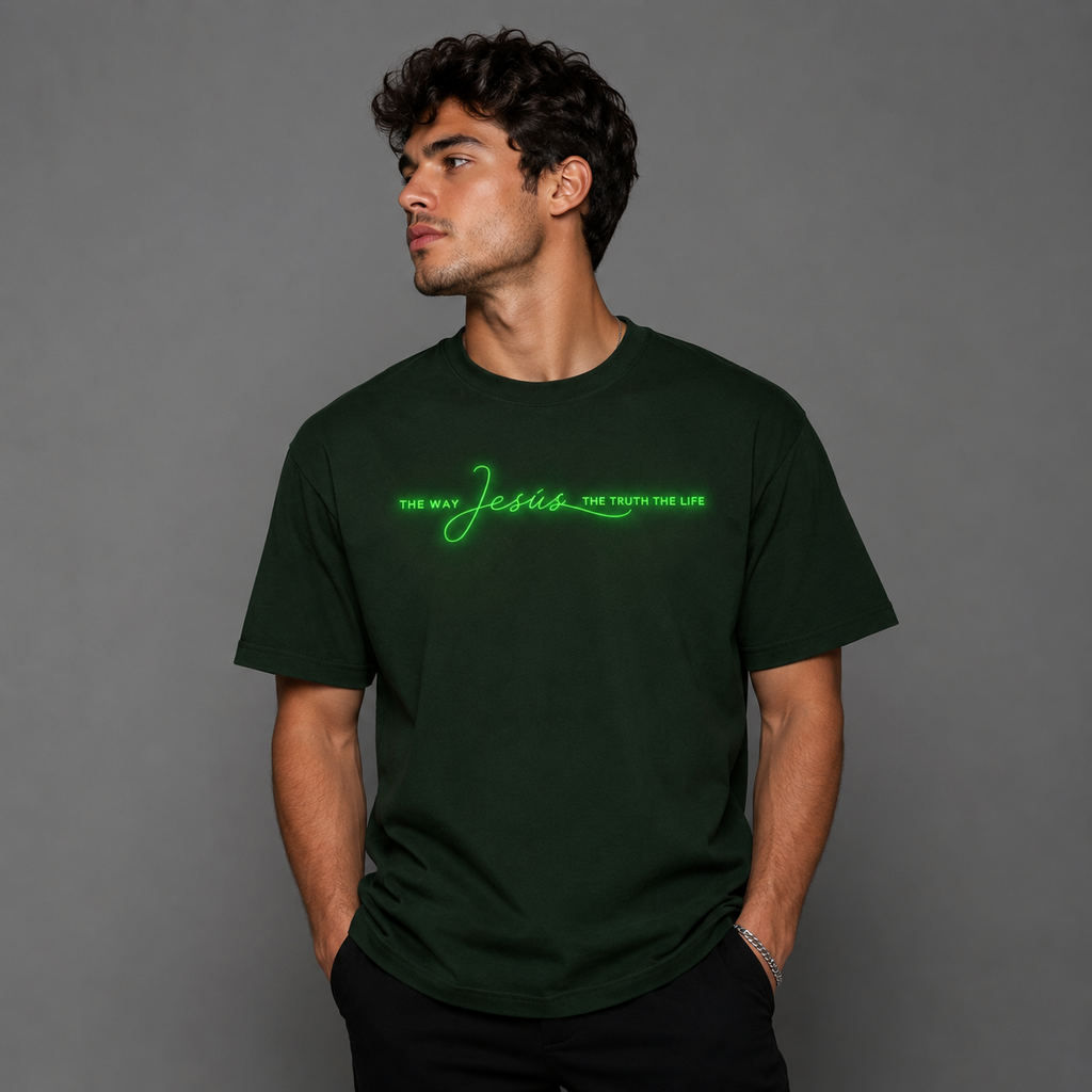 Jesus: The Way, The Truth & The Life™ Glow-in-the-Dark Unisex Christian T-Shirt