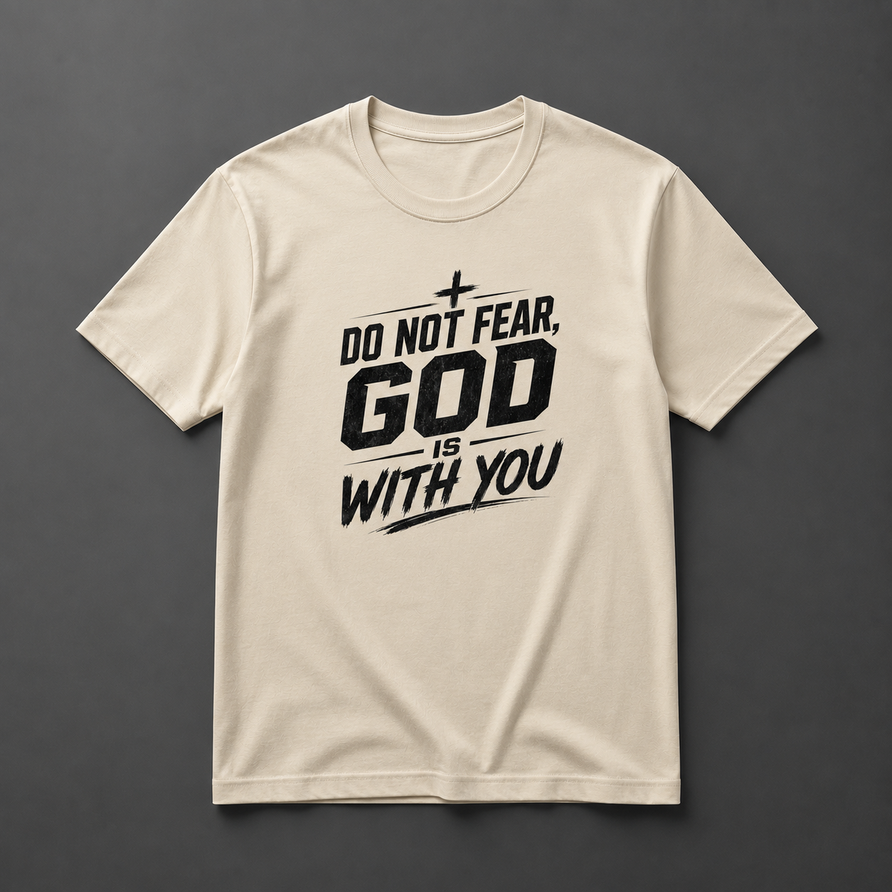 Do Not Fear, God Is With You – Faith-Inspired Christian T-Shirt